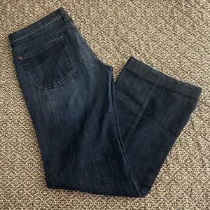 For All Mankind Dark Wash Dojo Flare Jeans 29